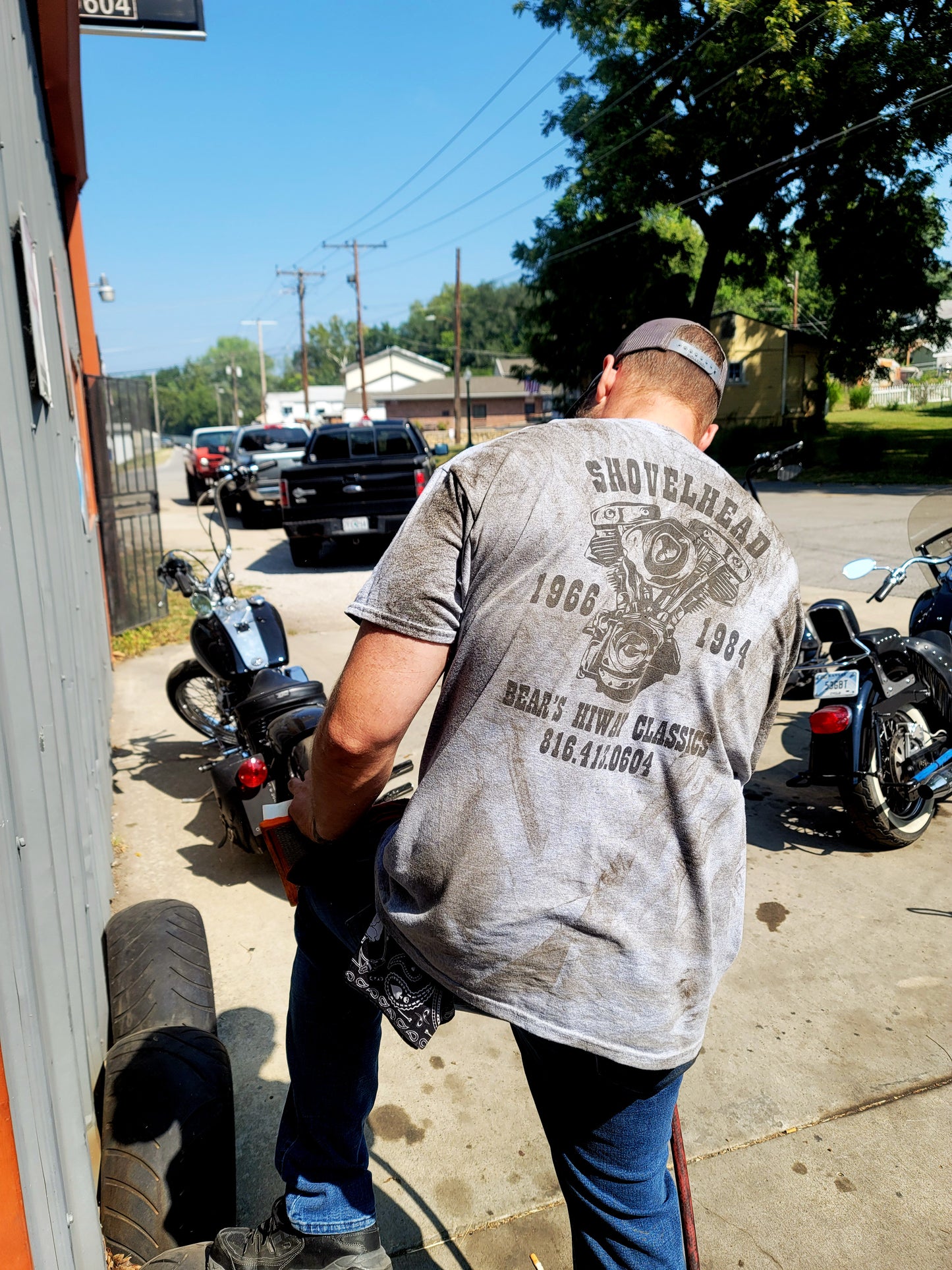 NEW "Shovelhead" Pocket Tee